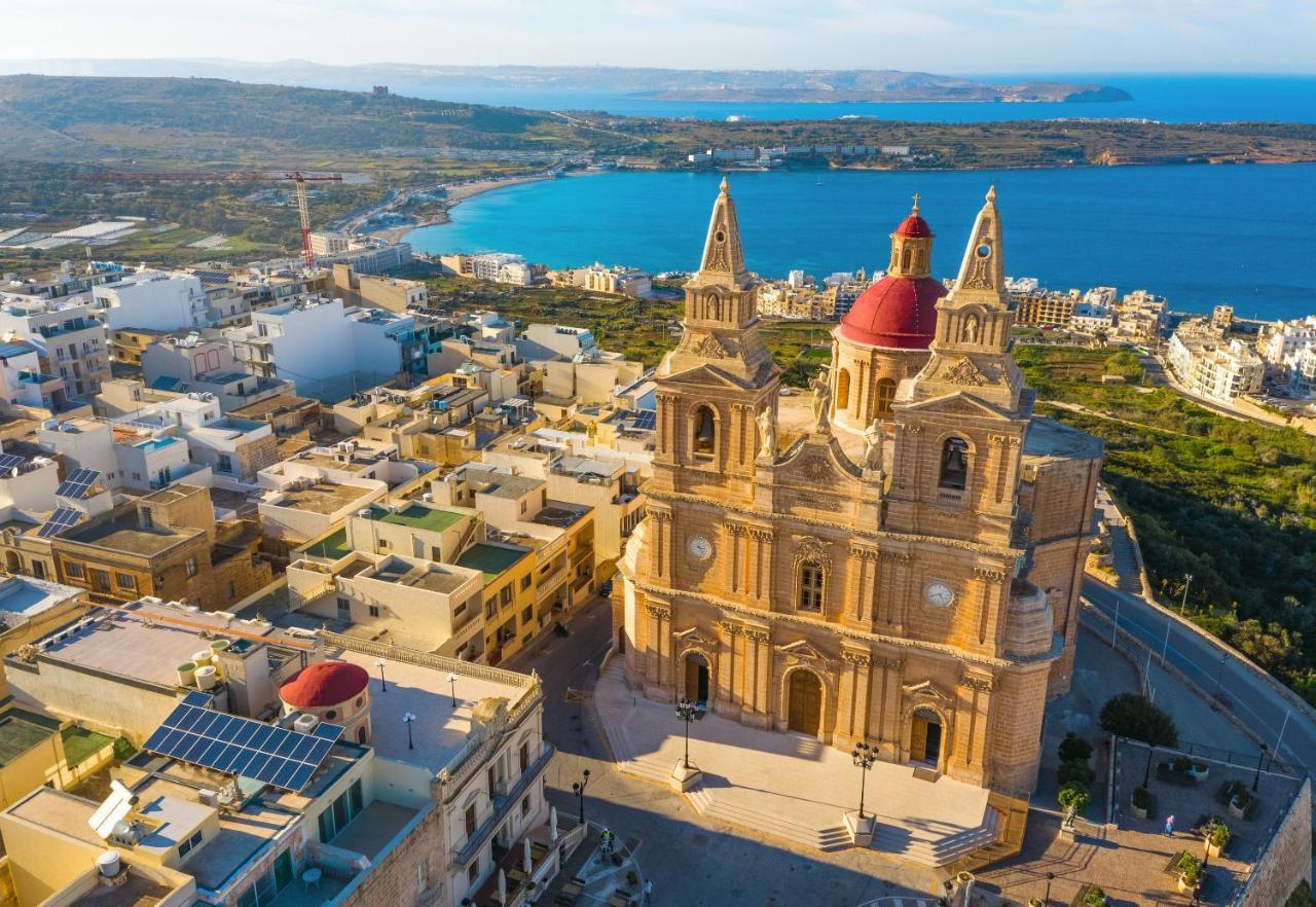 Pool And Sea Merill Apartments - Happy Rentals Mellieħa Buitenkant foto
