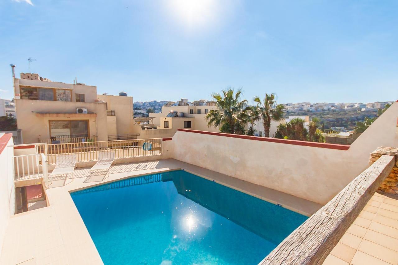 Pool And Sea Merill Apartments - Happy Rentals Mellieħa Buitenkant foto