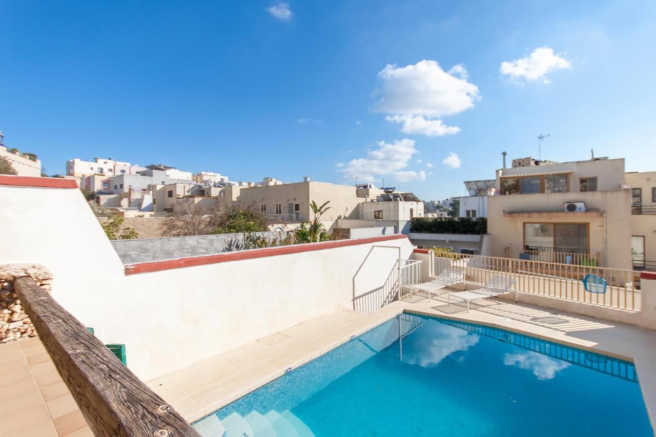 Pool And Sea Merill Apartments - Happy Rentals Mellieħa Buitenkant foto